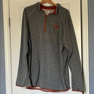 NWOT University of Texas Men’s 1/4 Zip Pullover